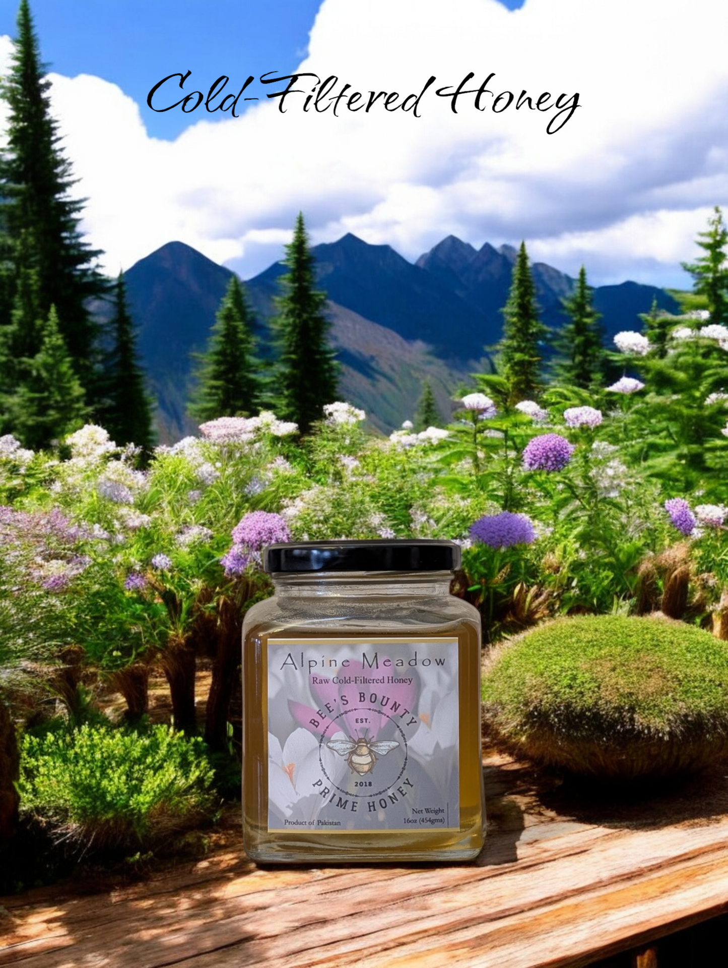 Alpine Meadow Honey - Cold Filtered