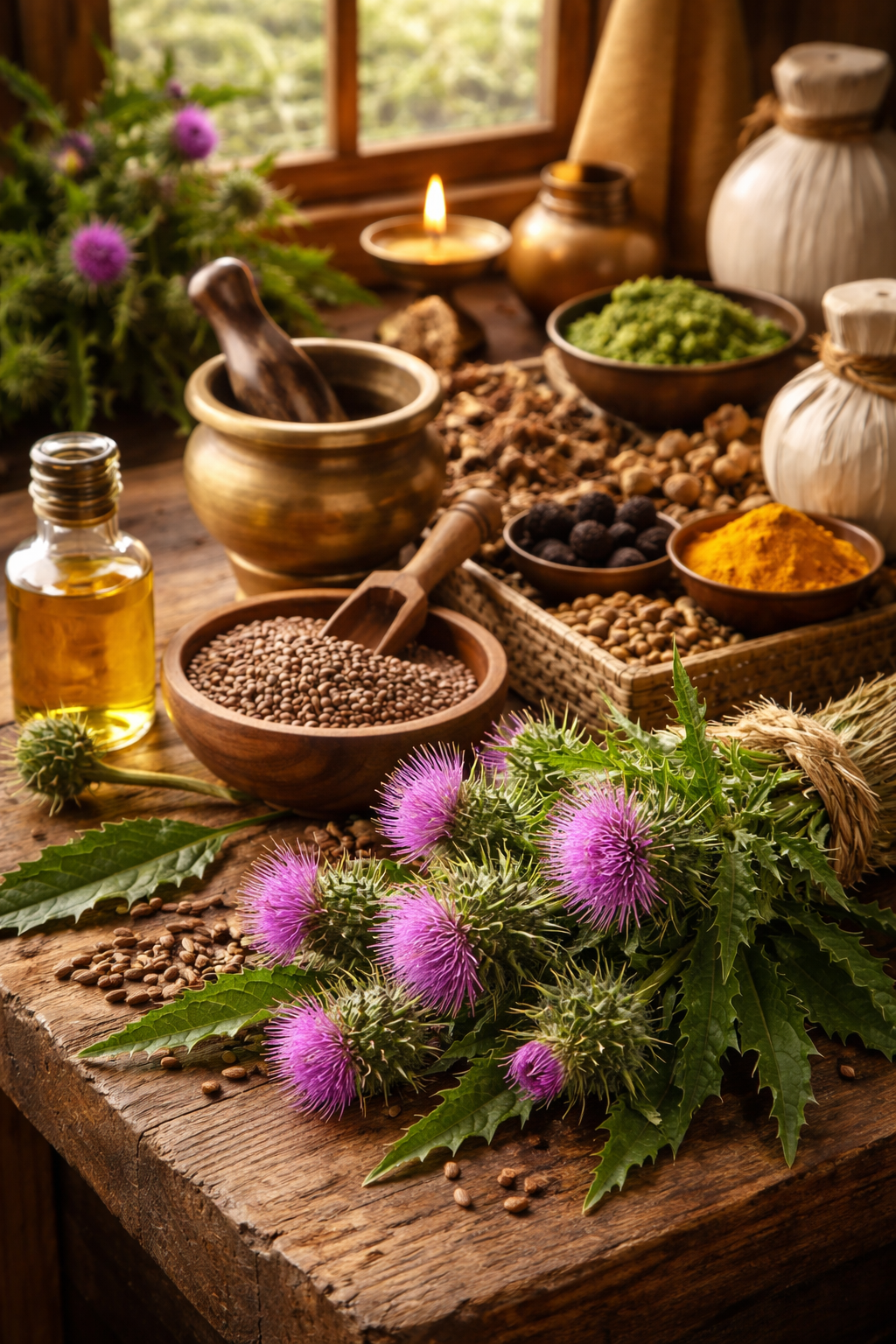 🌿 MILK THISTLE SEED