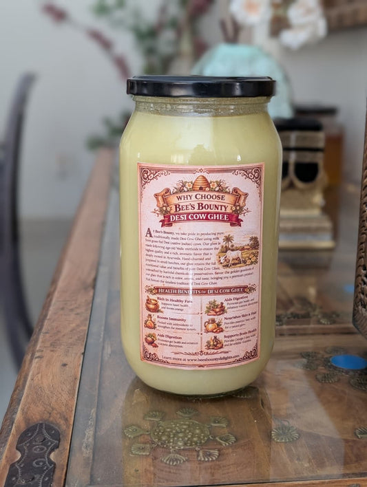 Pure Desi Cow Ghee – Traditionally Crafted