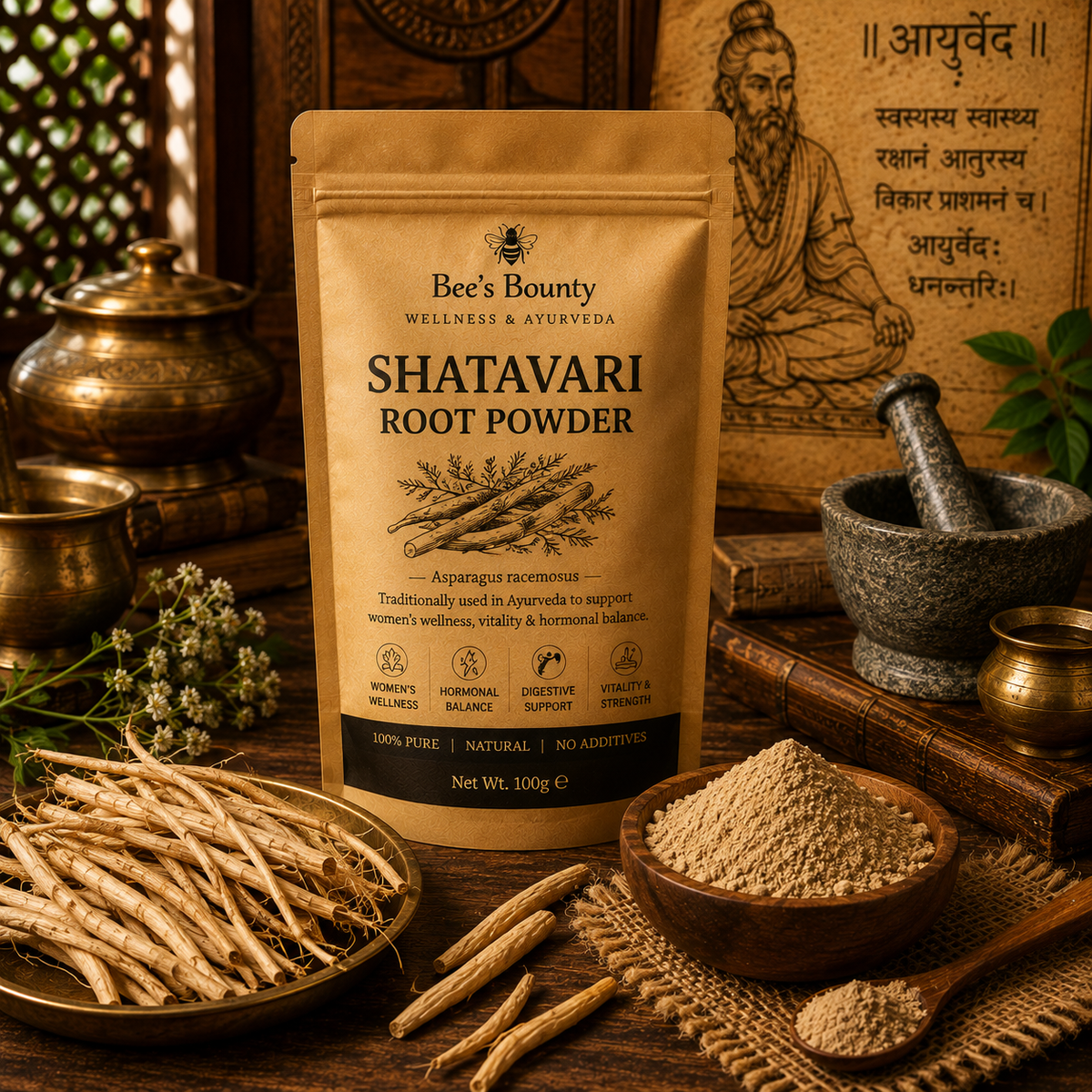 🌿 SHATAVARI ROOT POWDER
