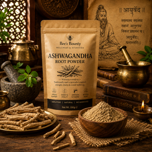 🌿 ASHWAGANDHA ROOT POWDER