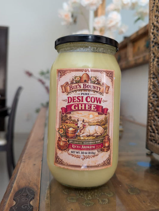 Pure Desi Cow Ghee – Traditionally Crafted